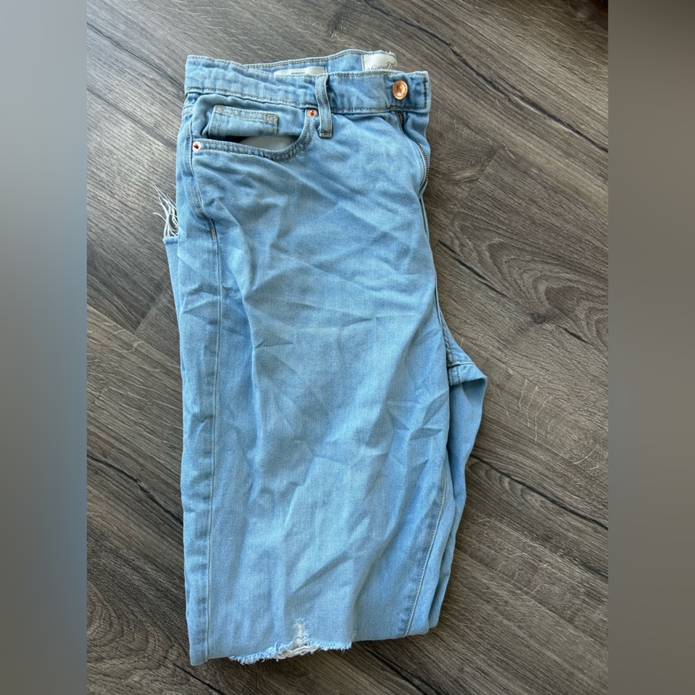 Boyfriend style jeans, worn three times